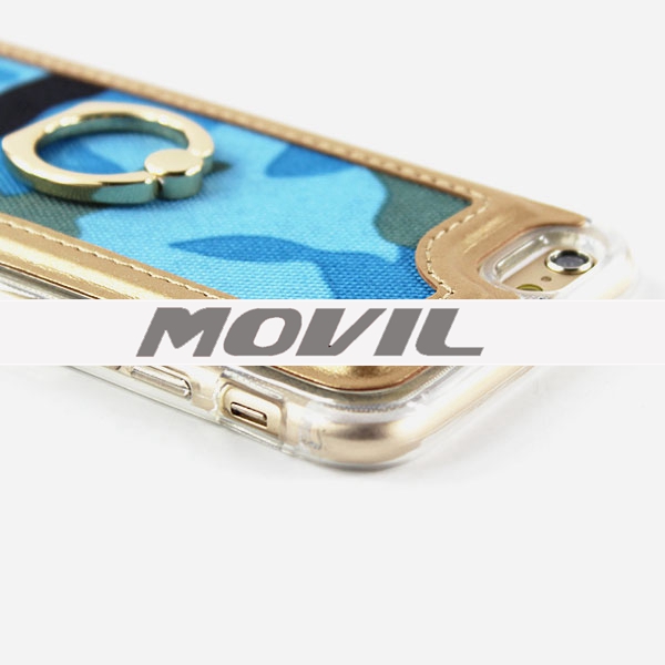 NP-2502 Borde de oro Funda para el iPhone 6 With Buckle Holder-1